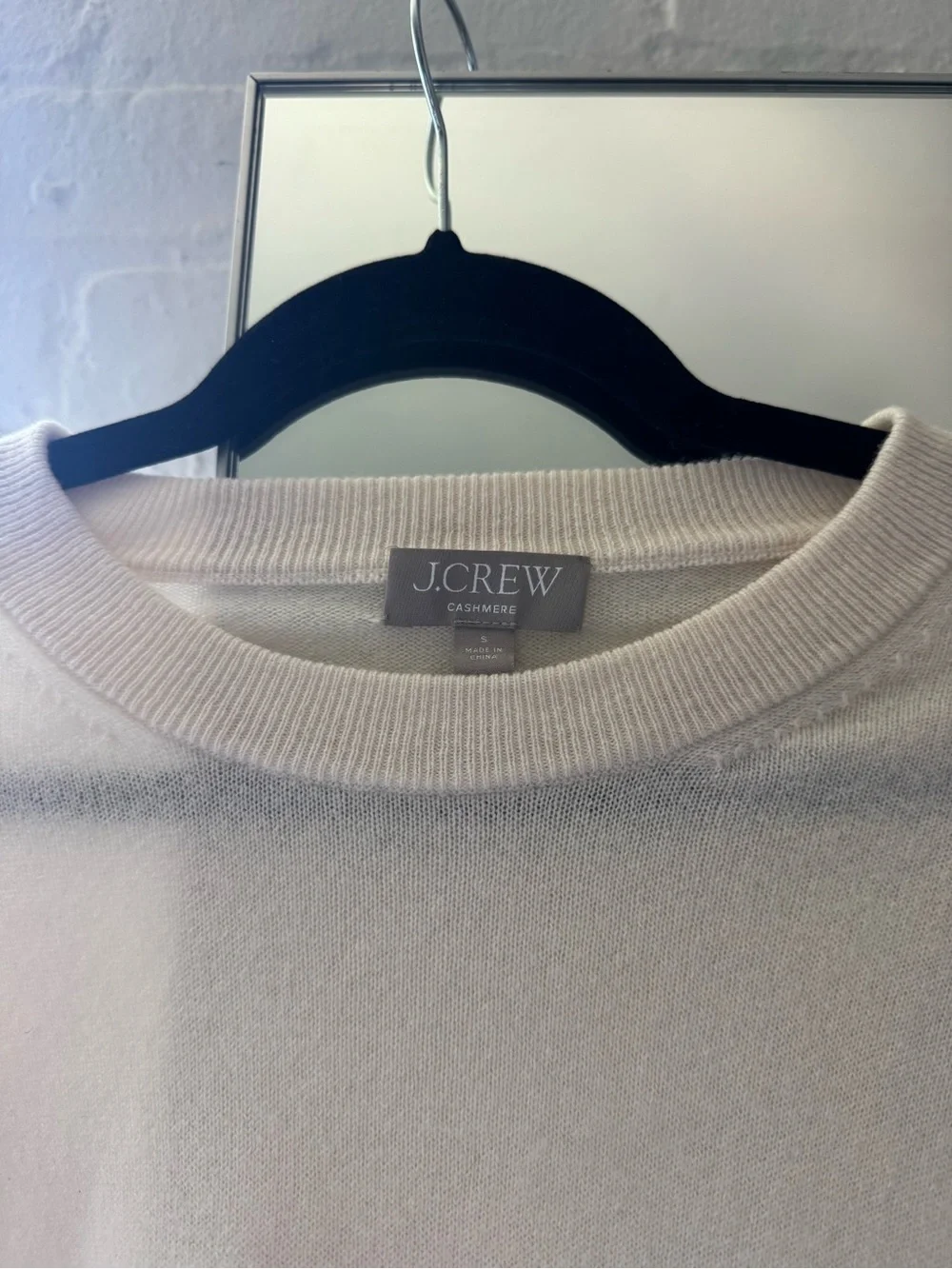 J Crew 100% Cashmere Crew Neck